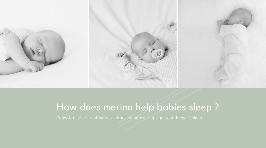 Sleeping babies wrapped in merino swaddles 