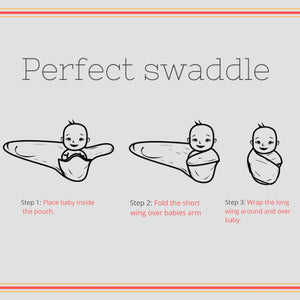instructions on how to swaddle baby in merino wrap